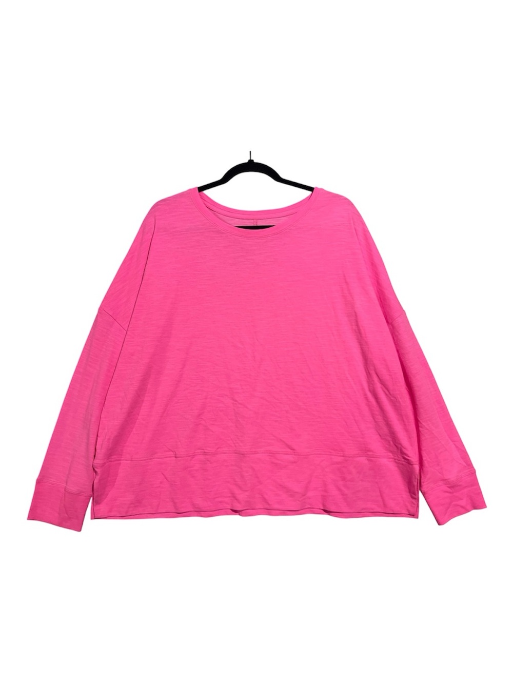 Mersea Amour Tee Women’s OS Pink Oversized Heart Elbow Patch Preppy Coastal